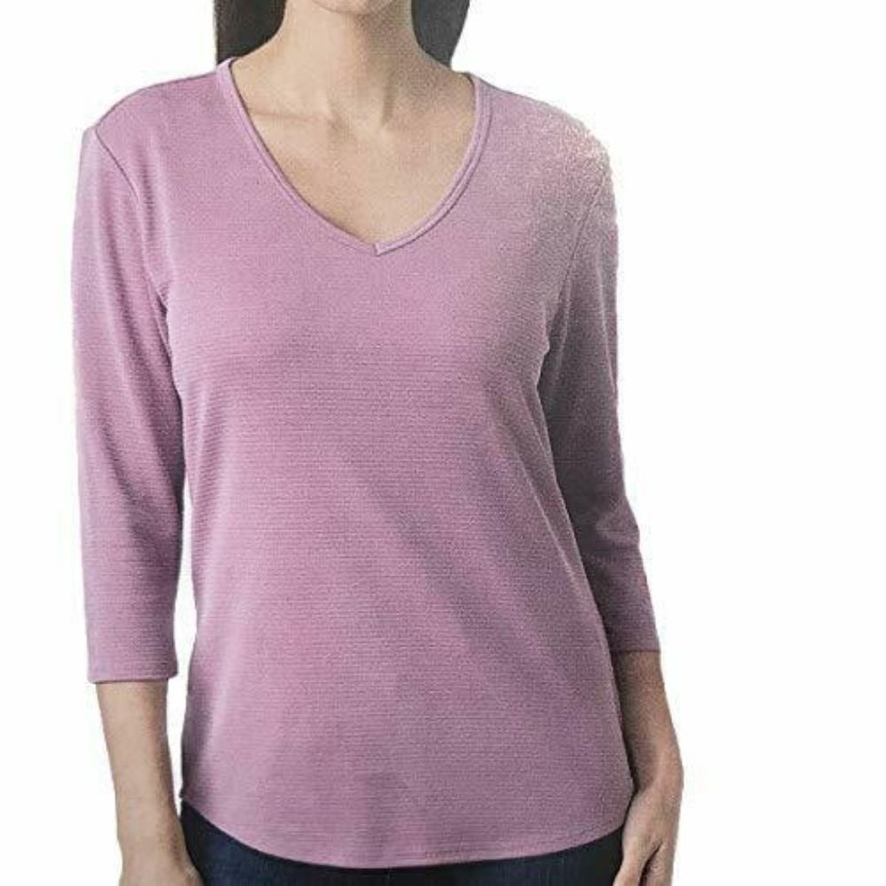 Seg'Ments Women's 3/4 Sleeve V-Neck Shirt